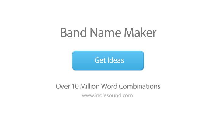 Band Name Generator | Million Ideas